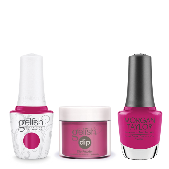 Gelish 3in1 Dipping Powder + Gel Polish + Nail Lacquer, Rocketman Collection, 349, It's The Shades OK0425VD