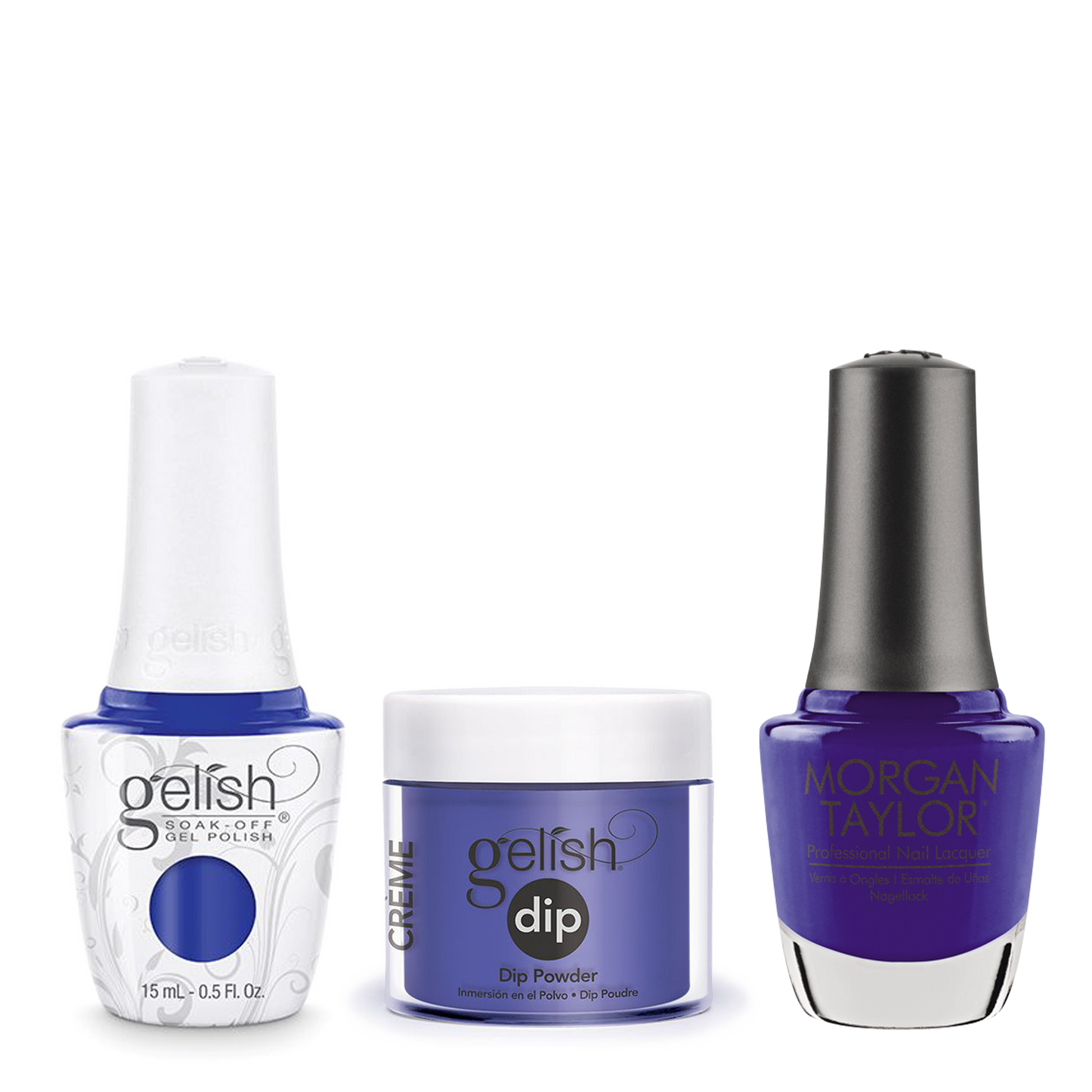 Gelish 3in1 Dipping Powder + Gel Polish + Nail Lacquer, Making Waves, 124