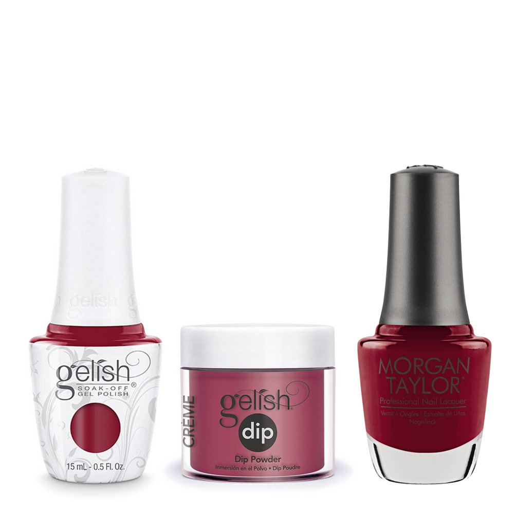 Gelish 3in1 Dipping Powder + Gel Polish + Nail Lacquer, Man Of The Moment, 032
