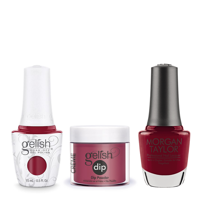 Gelish 3in1 Dipping Powder + Gel Polish + Nail Lacquer, Man Of The Moment, 032