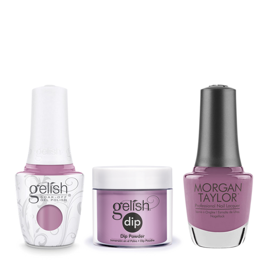 Gelish 3in1 Dipping Powder + Gel Polish + Nail Lacquer 1, The Color Of Petals Collection, 340, Merci Bouquet OK0115LK