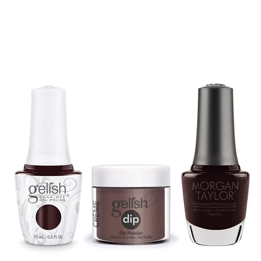 Gelish 3in1 Dipping Powder + Gel Polish + Nail Lacquer, Pumps Or Cowboy Boots, 183