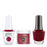 Gelish 3in1 Dipping Powder + Gel Polish + Nail Lacquer, Ruby Two-Shoes, 189