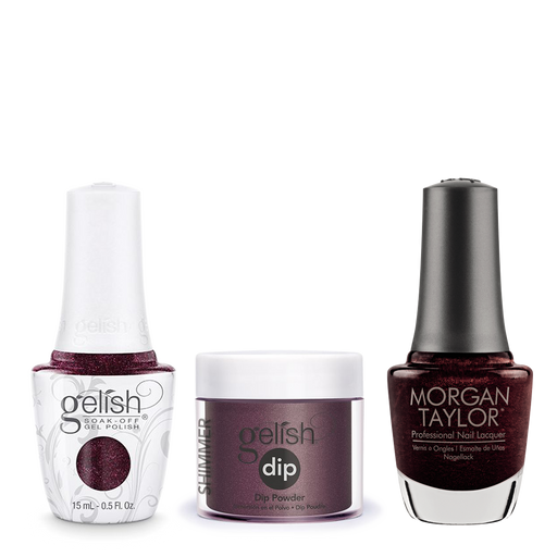 Gelish 3in1 Dipping Powder + Gel Polish + Nail Lacquer, Seal The Deal, 036