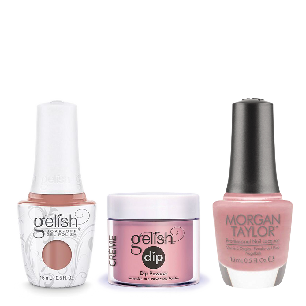 Gelish 3in1 Dipping Powder + Gel Polish + Nail Lacquer, She's My Beauty, 928