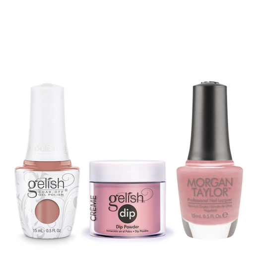 Gelish 3in1 Dipping Powder + Gel Polish + Nail Lacquer, She's My Beauty, 928