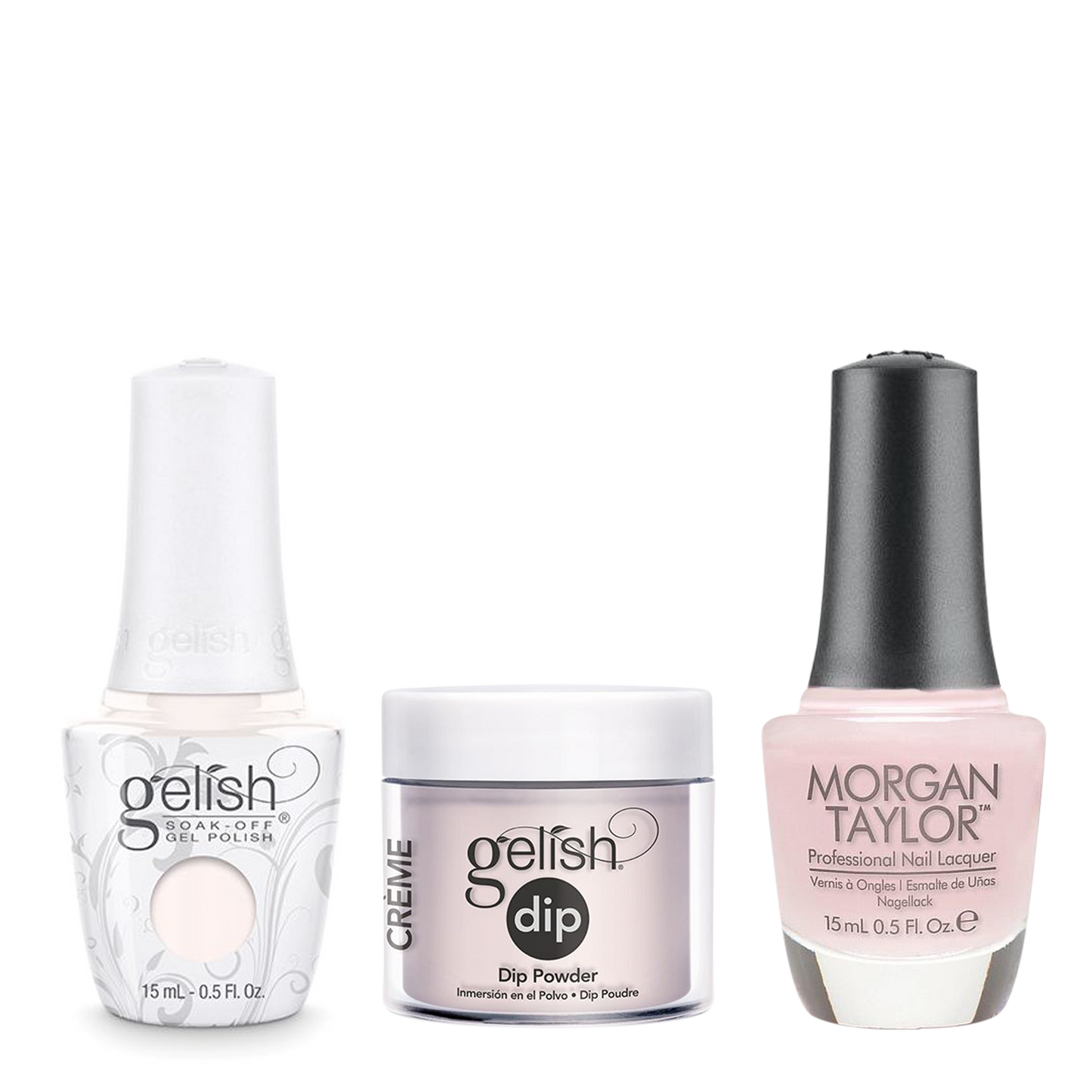 Gelish 3in1 Dipping Powder + Gel Polish + Nail Lacquer, Simply Irresistible, 006