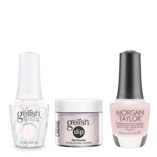 Gelish 3in1 Dipping Powder + Gel Polish + Nail Lacquer, Simply Irresistible, 006