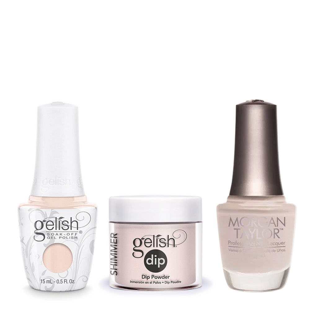 Gelish 3in1 Dipping Powder + Gel Polish + Nail Lacquer, Tan My Hide, 187