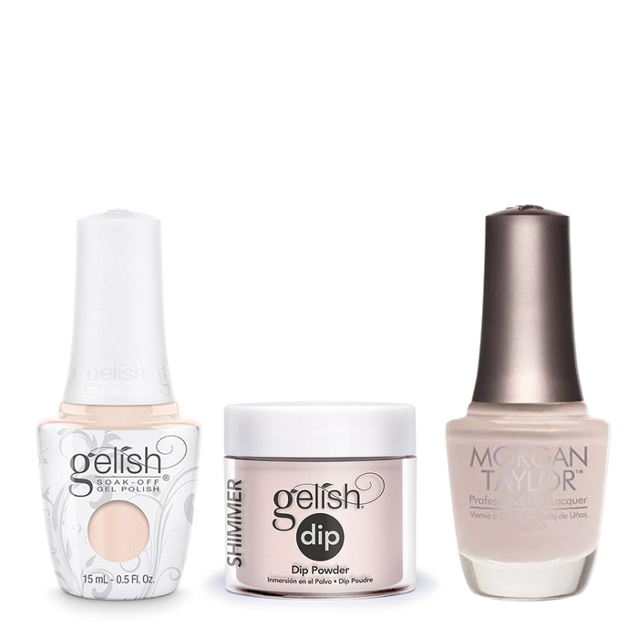 Gelish 3in1 Dipping Powder + Gel Polish + Nail Lacquer, Tan My Hide, 187