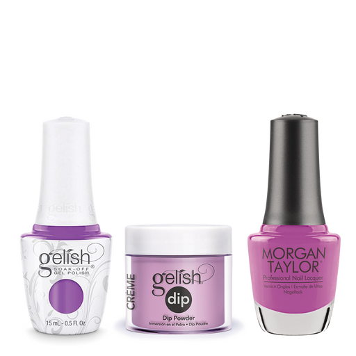 Gelish 3in1 Dipping Powder + Gel Polish + Nail Lacquer, Tokyo A Go Go, 180