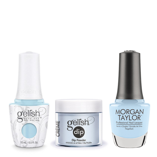 Gelish 3in1 Dipping Powder + Gel Polish + Nail Lacquer, Water Baby, 092