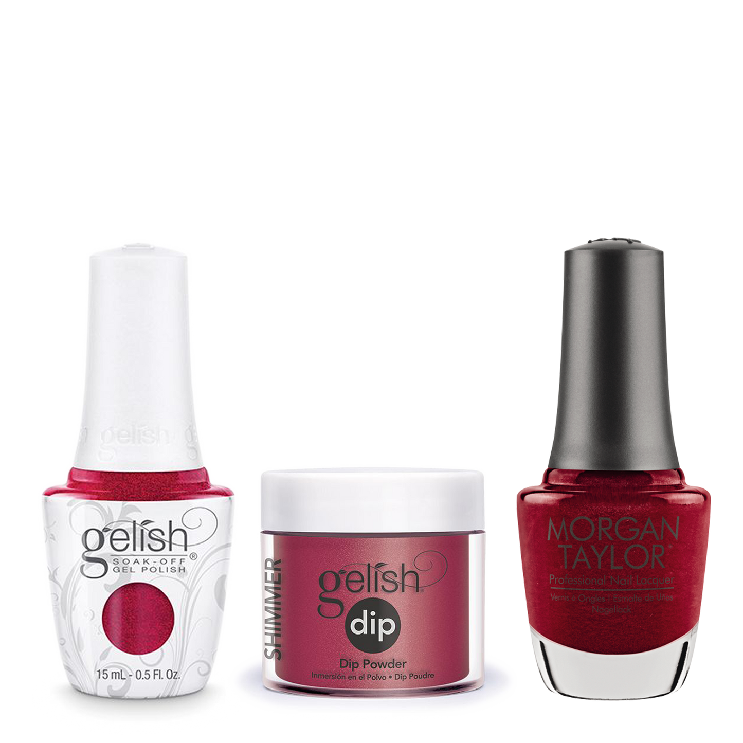 Gelish 3in1 Dipping Powder + Gel Polish + Nail Lacquer, Wonder Woman, 031