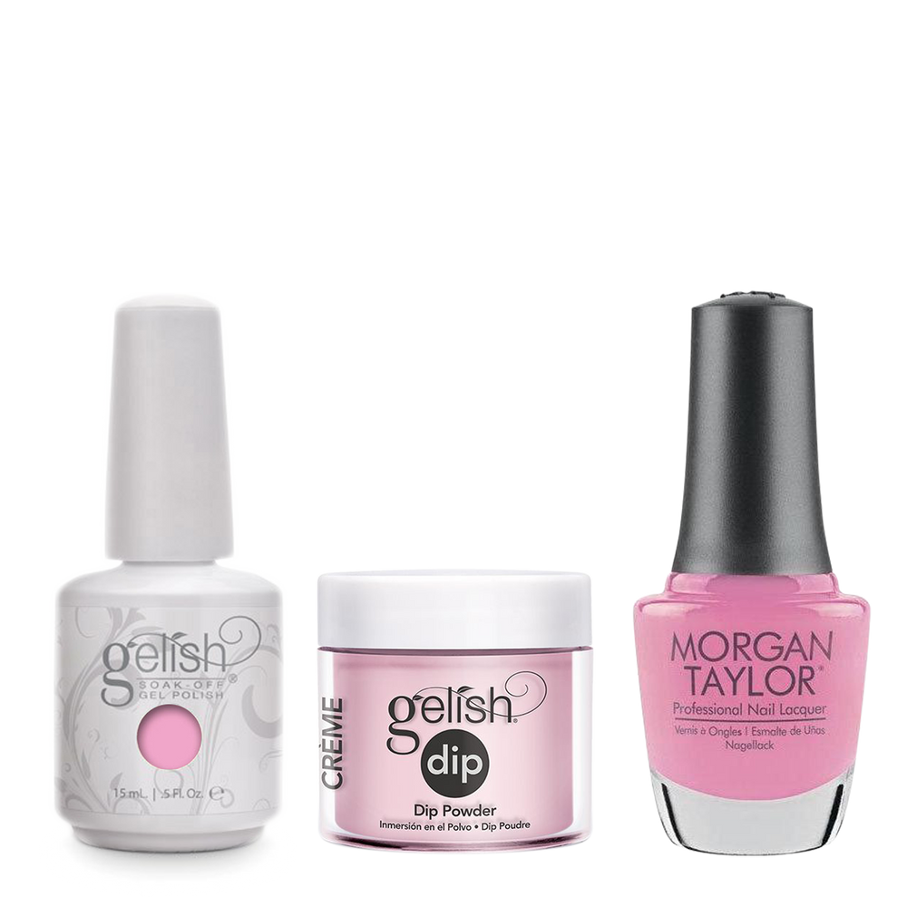 Gelish 3in1 Dipping Powder + Gel Polish + Nail Lacquer, You're So Sweet, You're Giving Me A Toothache, 908