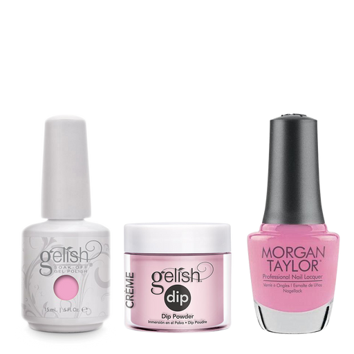 Gelish 3in1 Dipping Powder + Gel Polish + Nail Lacquer, You're So Sweet, You're Giving Me A Toothache, 908