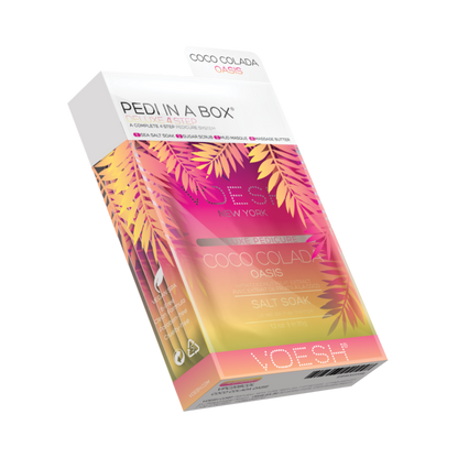 Voesh COCO COLADA Pedi in a Box Deluxe 4 Step, VPC208 COL