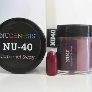 Nugenesis Dipping Powder, NU 040, Cabarnet Sway, 2oz MH1005