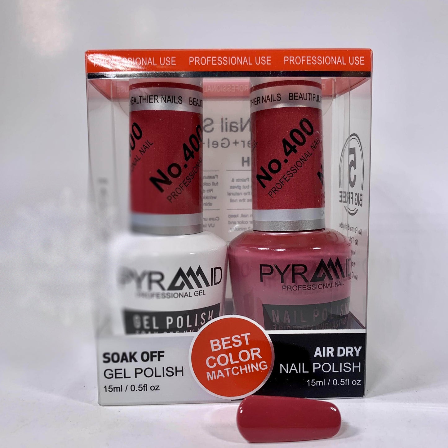 Pyramid Gel Polish + Nail Lacquer, 400, 0.5oz OK0529VD