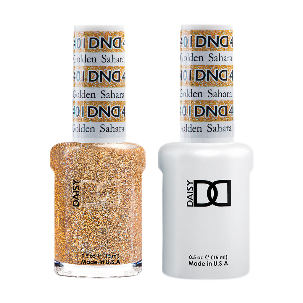 DND Nail Lacquer And Gel Polish, 401, Golden Sahara Star, 0.5oz MY0924