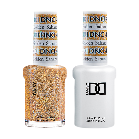 DND Nail Lacquer And Gel Polish, 401, Golden Sahara Star, 0.5oz MY0924