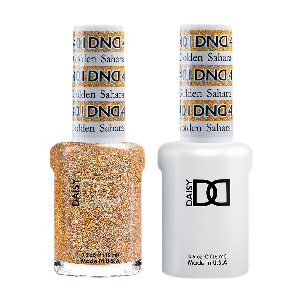 DND Nail Lacquer And Gel Polish, 401, Golden Sahara Star, 0.5oz MY0924