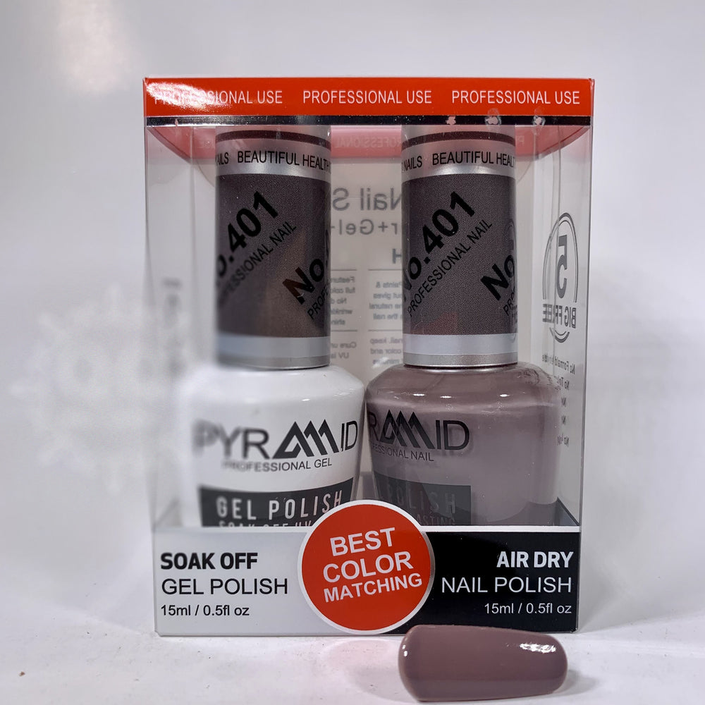 Pyramid Gel Polish + Nail Lacquer, 401, 0.5oz