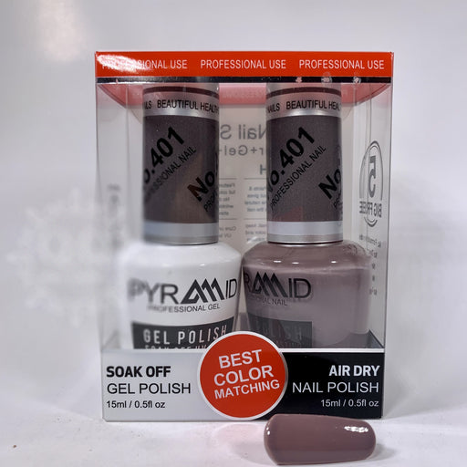 Pyramid Gel Polish + Nail Lacquer, 401, 0.5oz