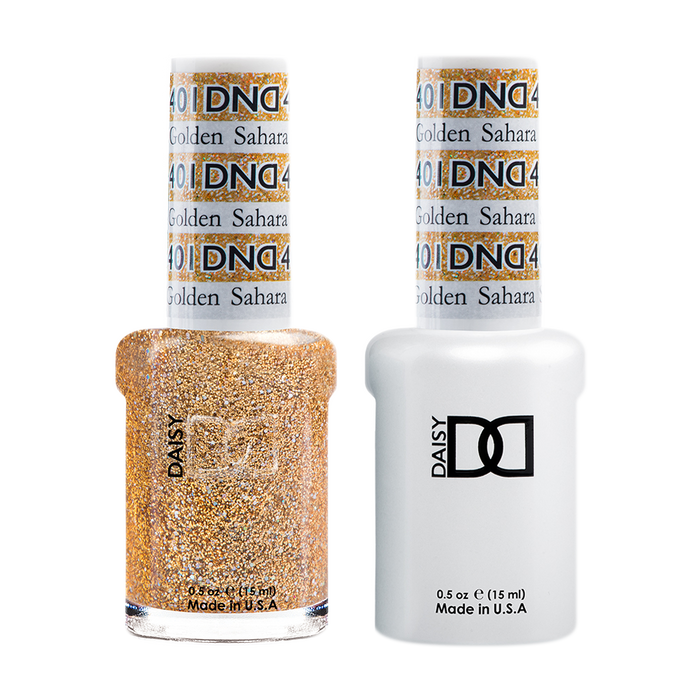DND Nail Lacquer And Gel Polish, 401, Golden Sahara Star, 0.5oz MY0924