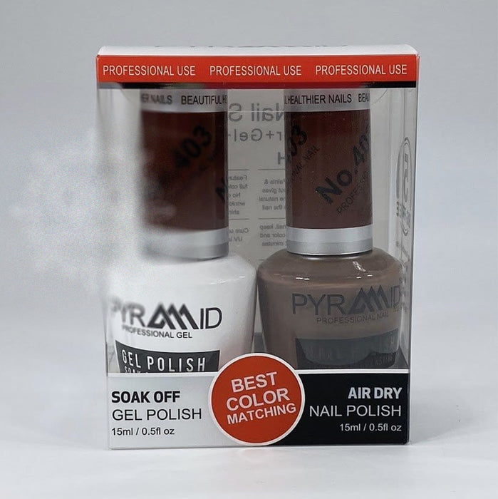 Pyramid Gel Polish + Nail Lacquer, 403, 0.5oz