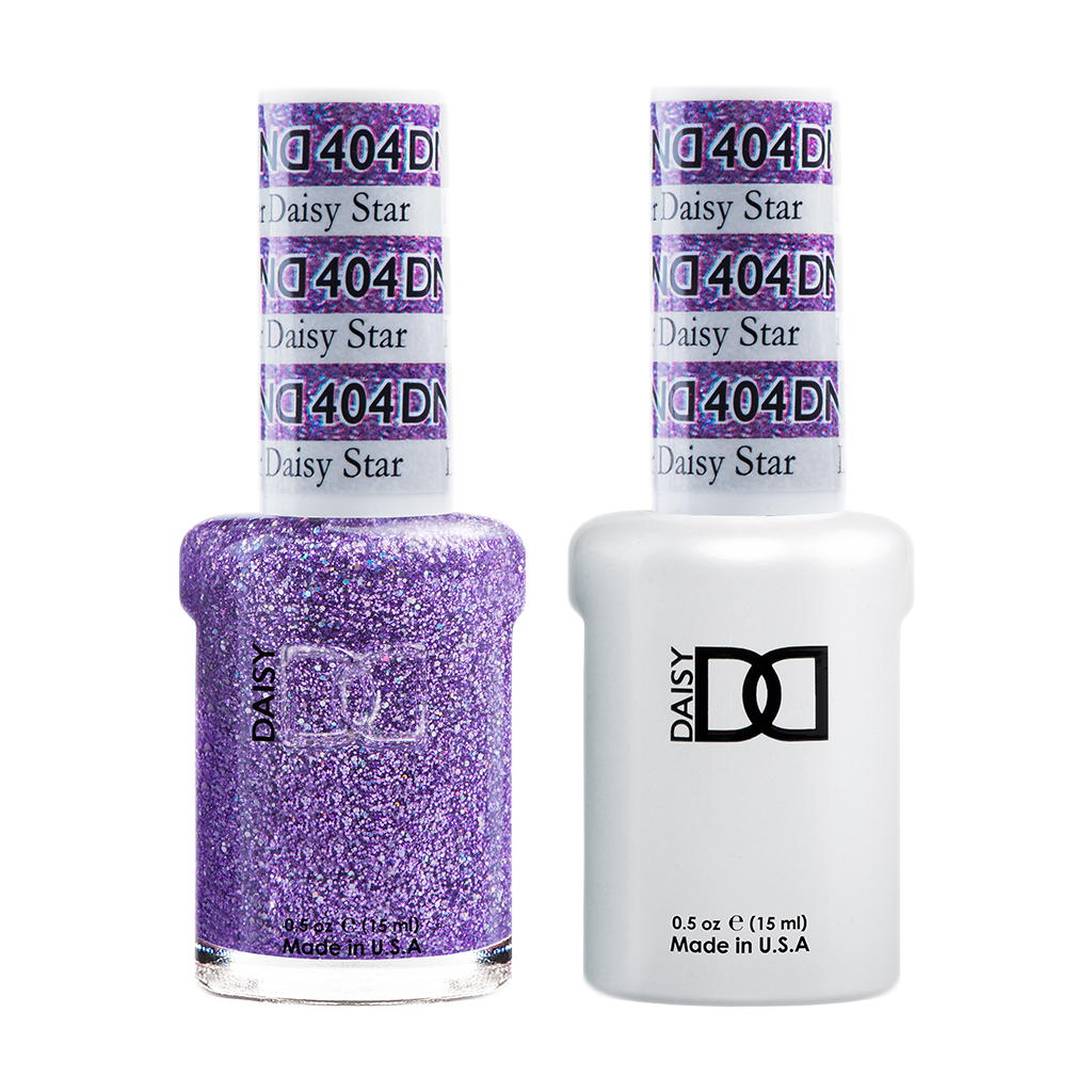 DND Nail Lacquer And Gel Polish, 404, Lavender Daily Star, 0.5oz MY0924