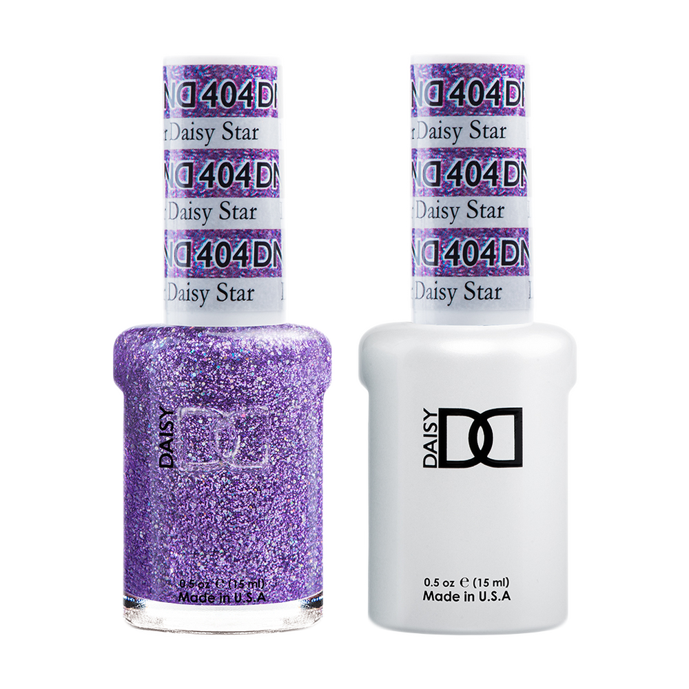 DND Nail Lacquer And Gel Polish, 404, Lavender Daily Star, 0.5oz MY0924