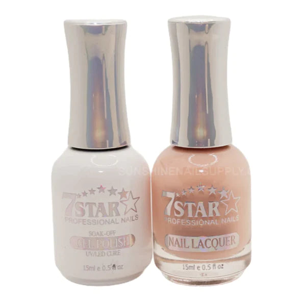 7 Star Nail Lacquer + Gel Polish Matching Pair, 404, 0.5oz