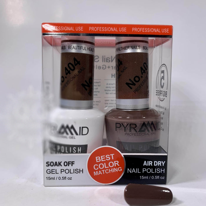 Pyramid Gel Polish + Nail Lacquer, 404, 0.5oz