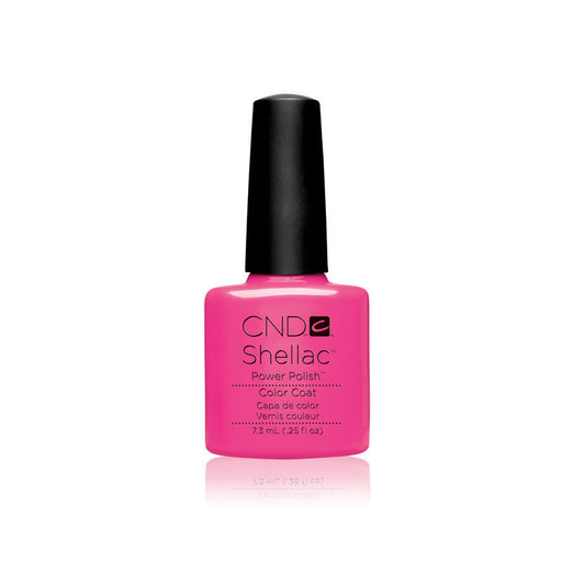 CND Shellac Gel Polish, 40519, Hot Pop Pink, 0.25oz KK0824