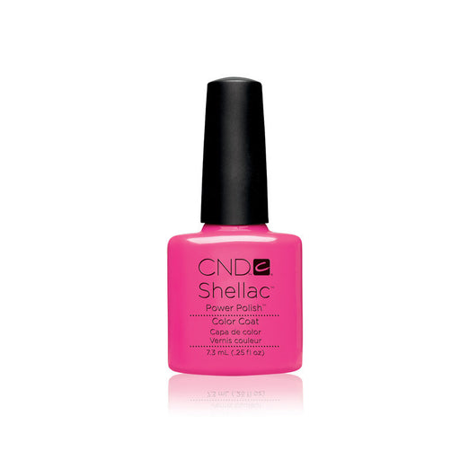 CND Shellac Gel Polish, 40519, Hot Pop Pink, 0.25oz