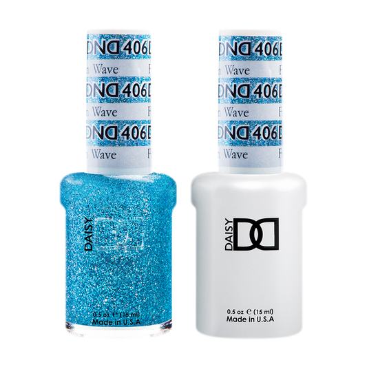 DND Nail Lacquer And Gel Polish, 406, Frozen Wave, 0.5oz MY0924