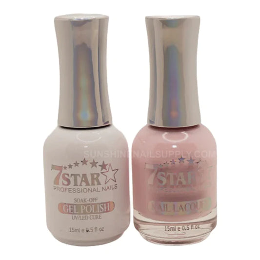 7 Star Nail Lacquer + Gel Polish Matching Pair, 406, 0.5oz