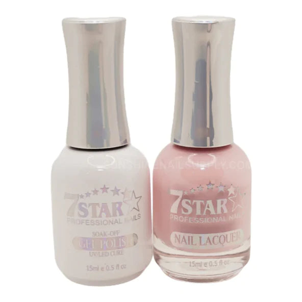 7 Star Nail Lacquer + Gel Polish Matching Pair, 407, 0.5oz