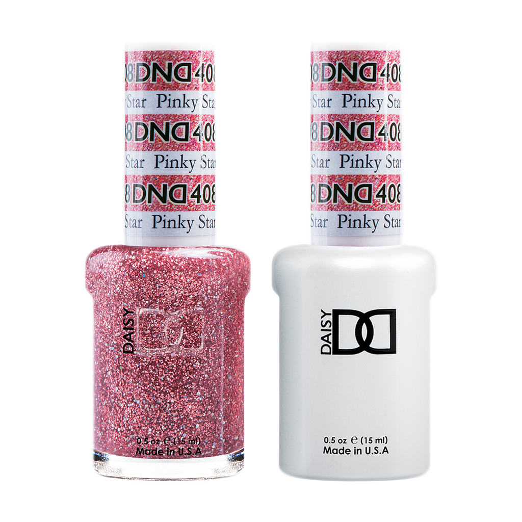 DND Nail Lacquer And Gel Polish, 408, Pinky Star, 0.5oz MY0924