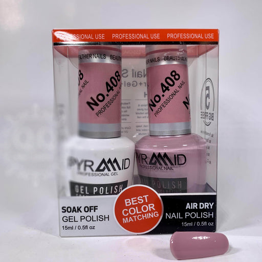 Pyramid Gel Polish + Nail Lacquer, 408, 0.5oz