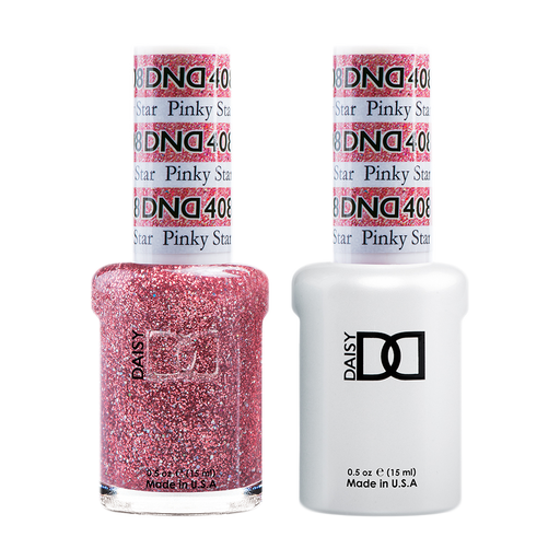 DND Nail Lacquer And Gel Polish, 408, Pinky Star, 0.5oz MY0924