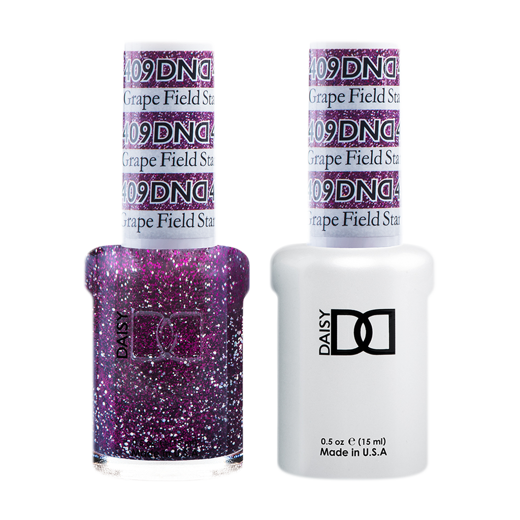 DND Nail Lacquer And Gel Polish, 409, Grape Field Star, 0.5oz MY0924