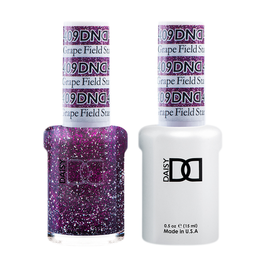 DND Nail Lacquer And Gel Polish, 409, Grape Field Star, 0.5oz MY0924