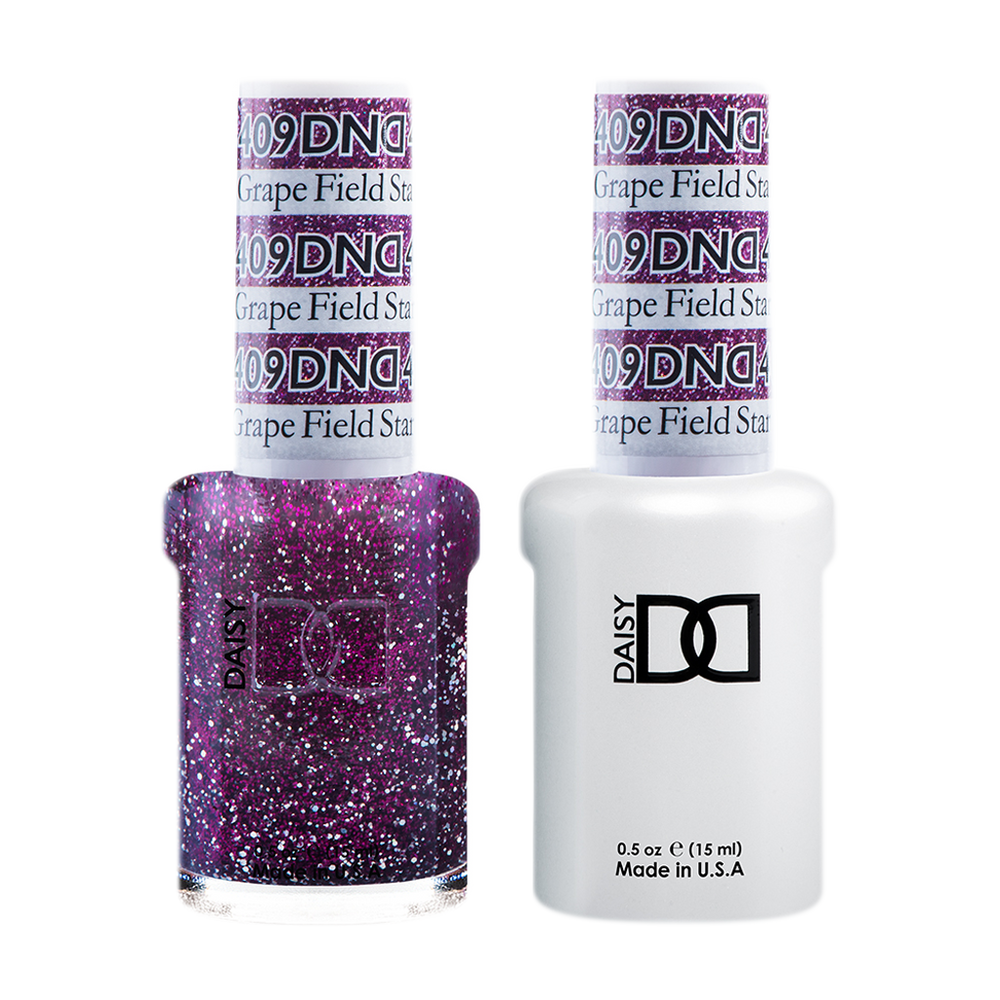 DND Nail Lacquer And Gel Polish, 409, Grape Field Star, 0.5oz MY0924