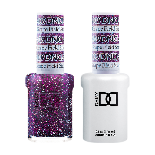 DND Nail Lacquer And Gel Polish, 409, Grape Field Star, 0.5oz MY0924