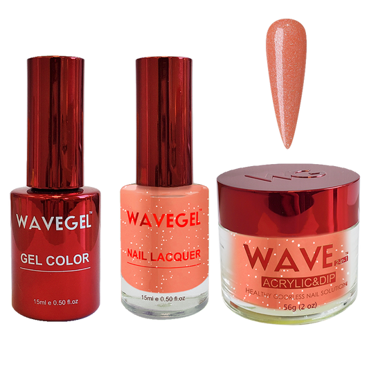 Wave Gel 4in1 Dipping Powder + Gel Polish + Nail Lacquer, QUEEN Collection, 040, Sleek