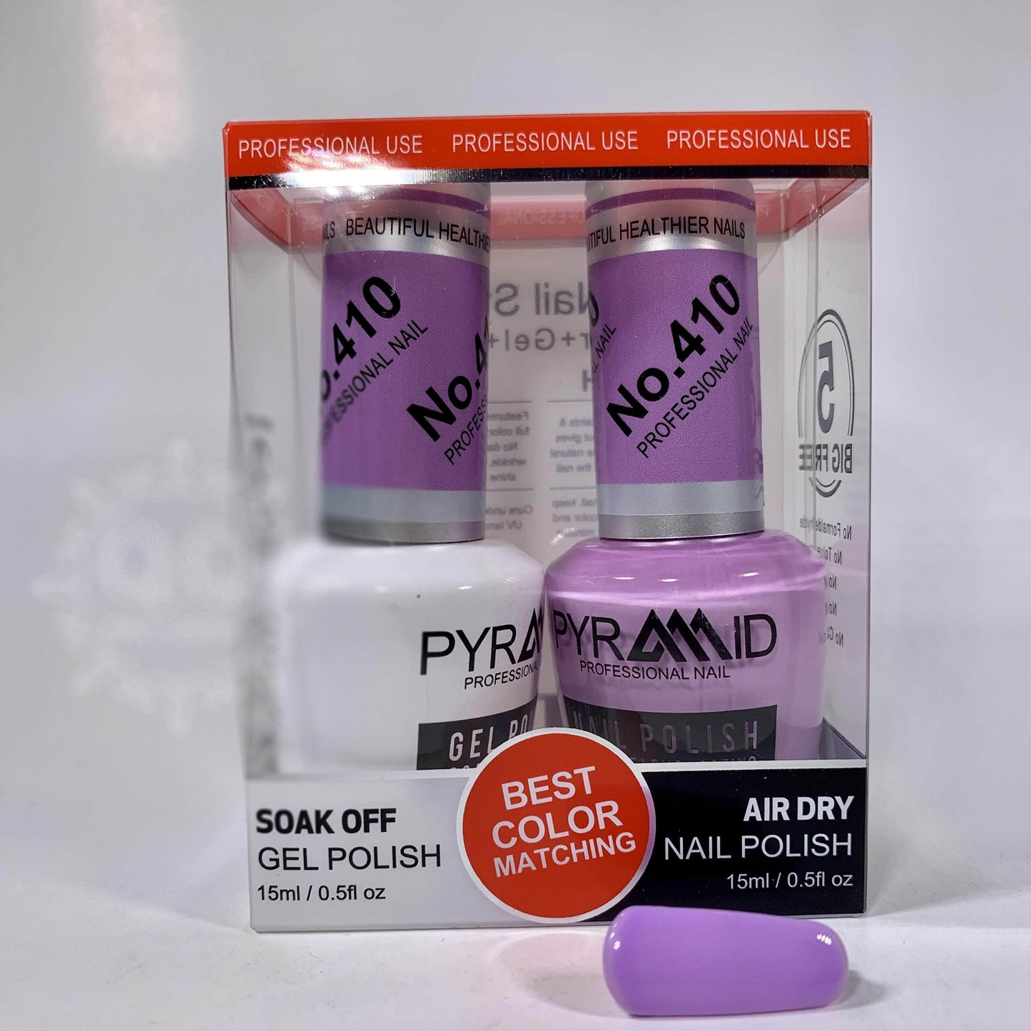 Pyramid Gel Polish + Nail Lacquer, 410, 0.5oz OK0529VD