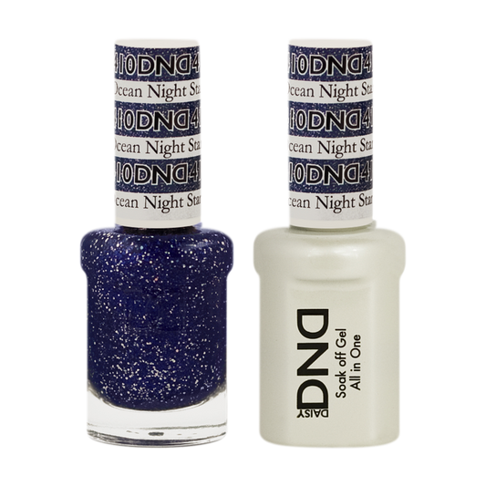 DND Nail Lacquer And Gel Polish, 410, Ocean Night Star, 0.5oz MY0924