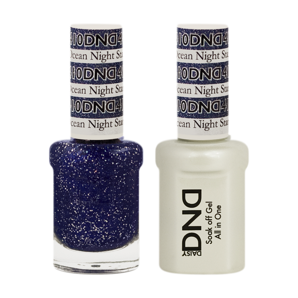 DND Nail Lacquer And Gel Polish, 410, Ocean Night Star, 0.5oz MY0924