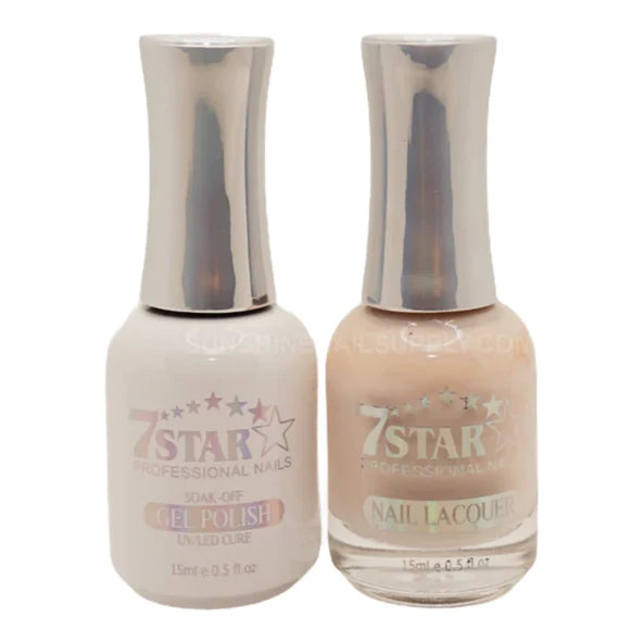 7 Star Nail Lacquer + Gel Polish Matching Pair, 411, 0.5oz